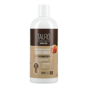TAURO PRO LINE Derma Care Coat Growth Recovery Conditioner für Hunde und Katzen, Fellwachstumsfördernde Pflegespülung für Hunde und Katzen - 400ml